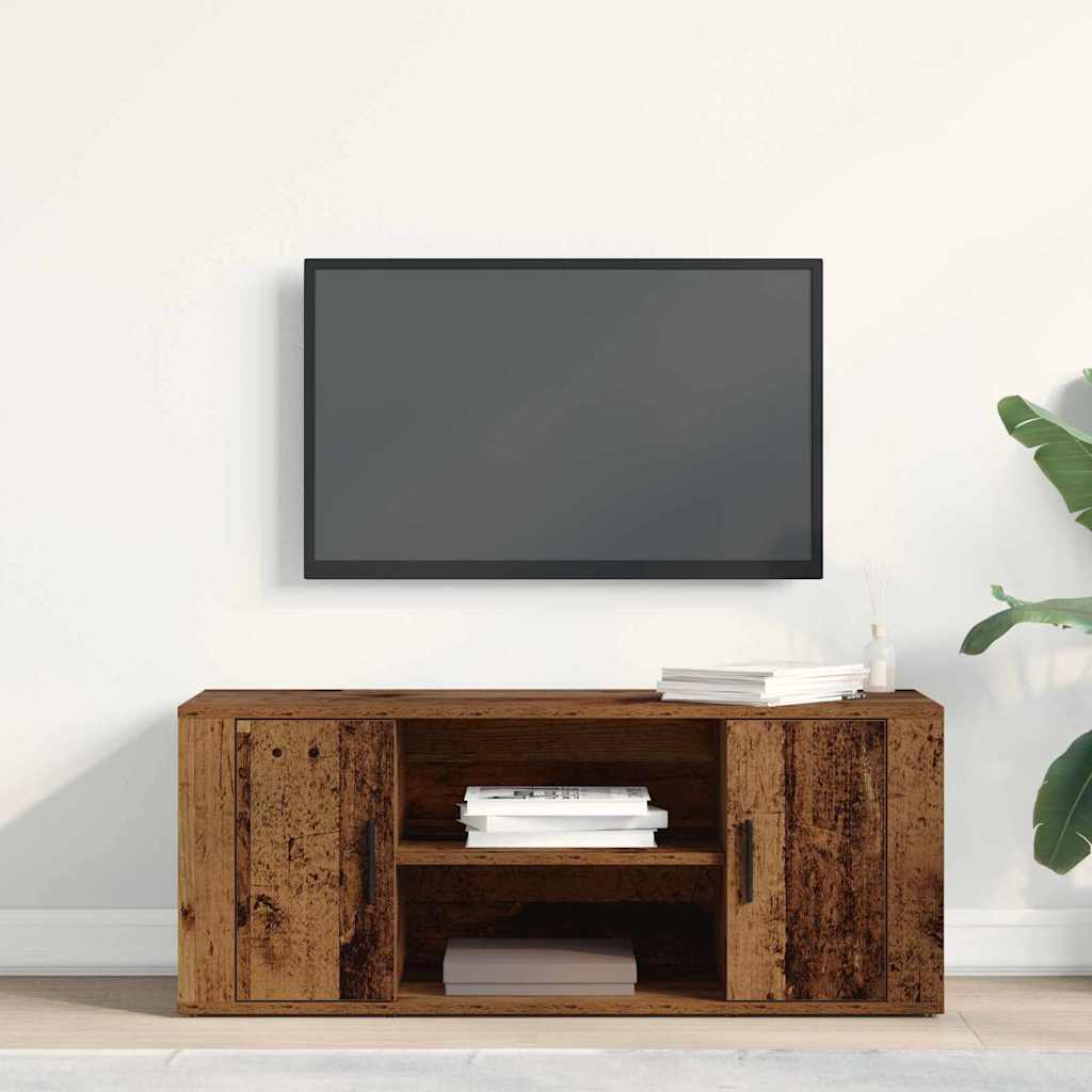 Meuble TV Bois ancien 100 x 35 x 40 cm Bois d'ingénierie - XIOS