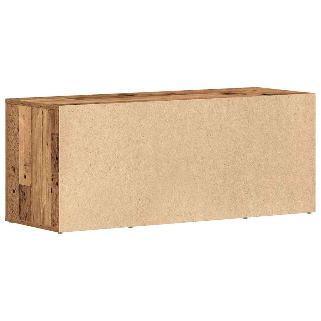 Meuble TV Bois ancien 100 x 35 x 40 cm Bois d'ingénierie - XIOS
