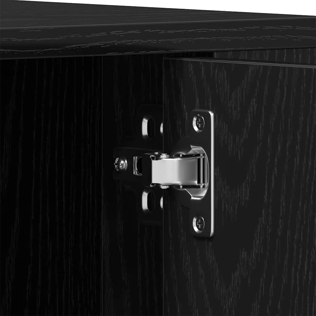 Meuble TV Chêne noir 100 x 35 x 40 cm Bois d'ingénierie - XIOS