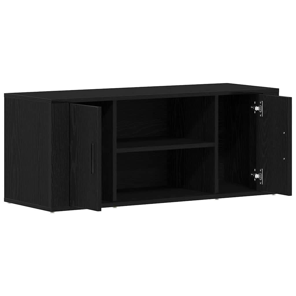 Meuble TV Chêne noir 100 x 35 x 40 cm Bois d'ingénierie - XIOS