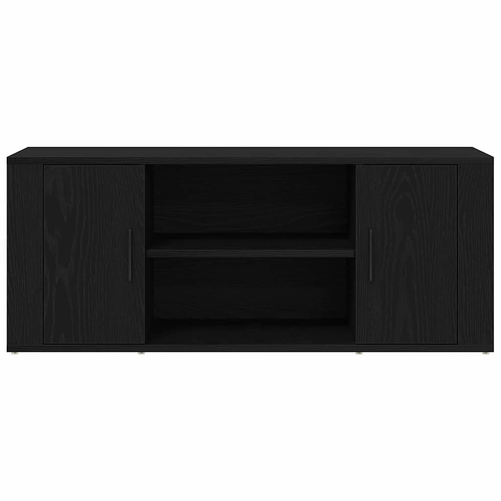 Meuble TV Chêne noir 100 x 35 x 40 cm Bois d'ingénierie - XIOS