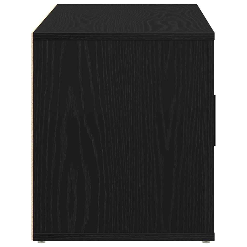 Meuble TV Chêne noir 100 x 35 x 40 cm Bois d'ingénierie - XIOS