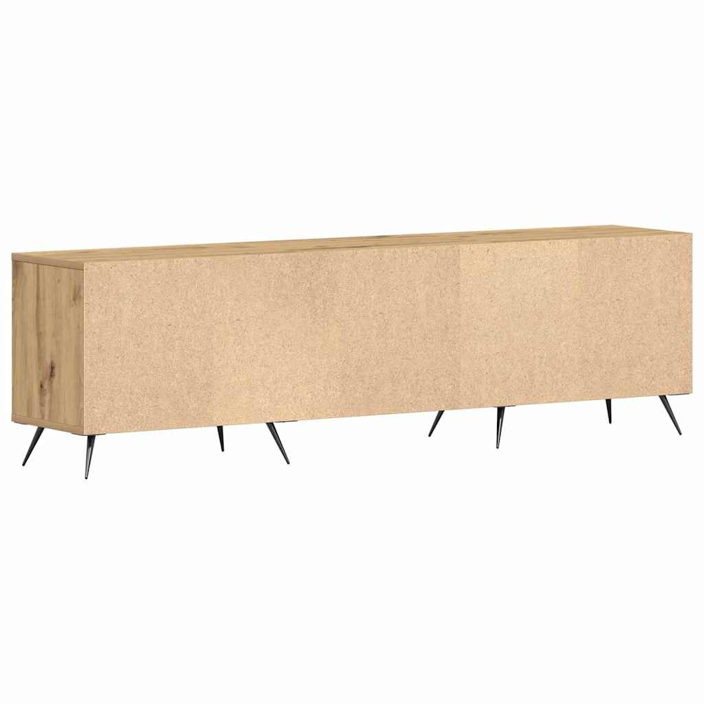 Meuble TV chêne artisanal 150 x 30 x 44.5 cm Bois d'ingénierie - XIOS