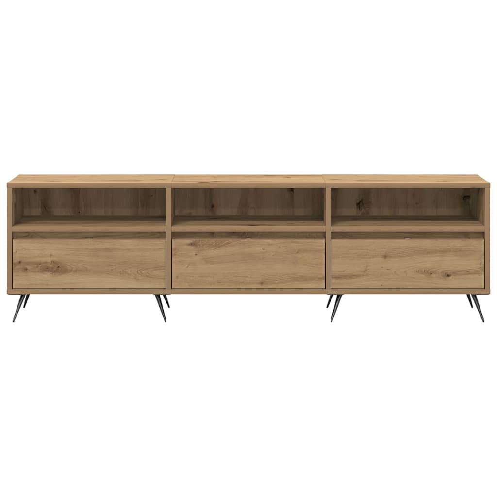 Meuble TV chêne artisanal 150 x 30 x 44.5 cm Bois d'ingénierie - XIOS