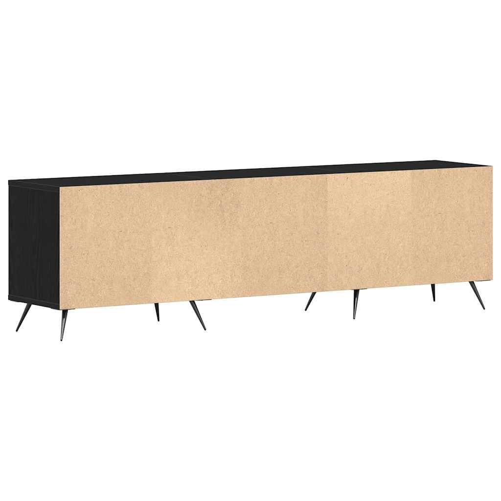 Meuble TV Chêne noir 150 x 30 x 44.5 cm Bois d'ingénierie - XIOS