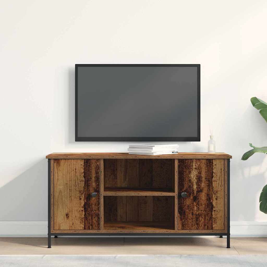 Meuble TV Bois ancien 100 x 40 x 50 cm Bois d'ingénierie - XIOS