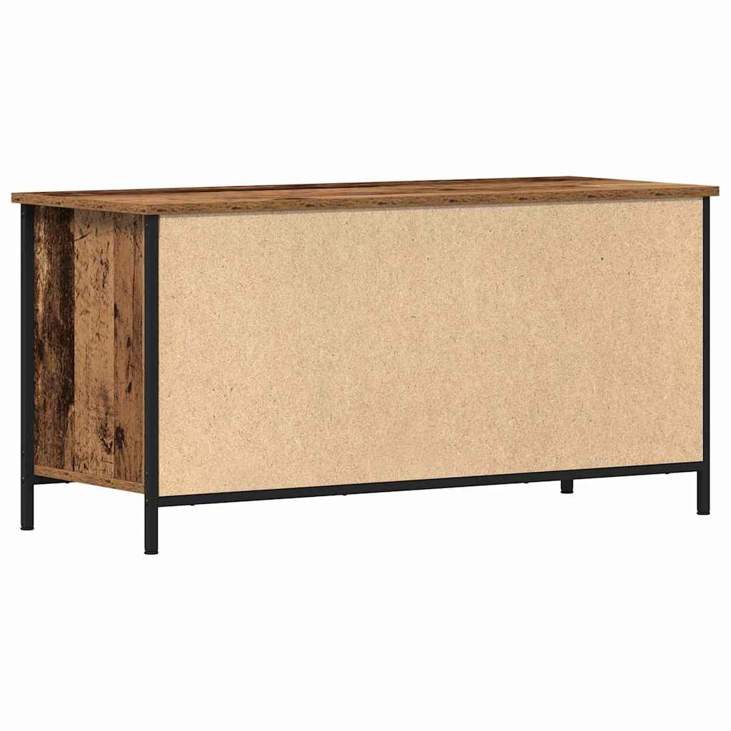 Meuble TV Bois ancien 100 x 40 x 50 cm Bois d'ingénierie - XIOS