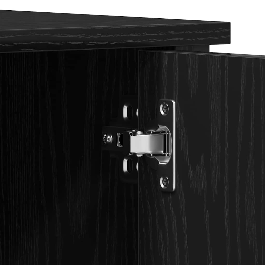 Meuble TV Chêne noir 100 x 40 x 50 cm Bois d'ingénierie - XIOS