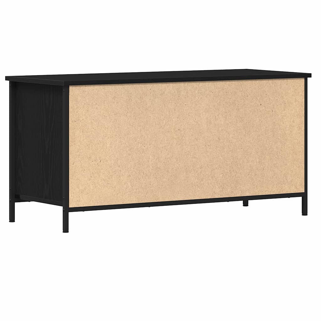 Meuble TV Chêne noir 100 x 40 x 50 cm Bois d'ingénierie - XIOS