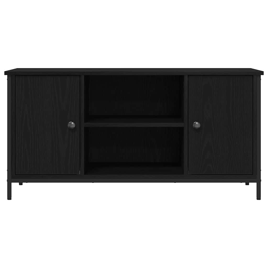 Meuble TV Chêne noir 100 x 40 x 50 cm Bois d'ingénierie - XIOS