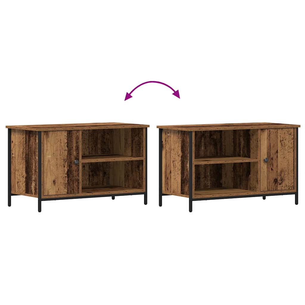 Meuble TV Bois ancien 80 x 40 x 50 cm Bois d'ingénierie - XIOS