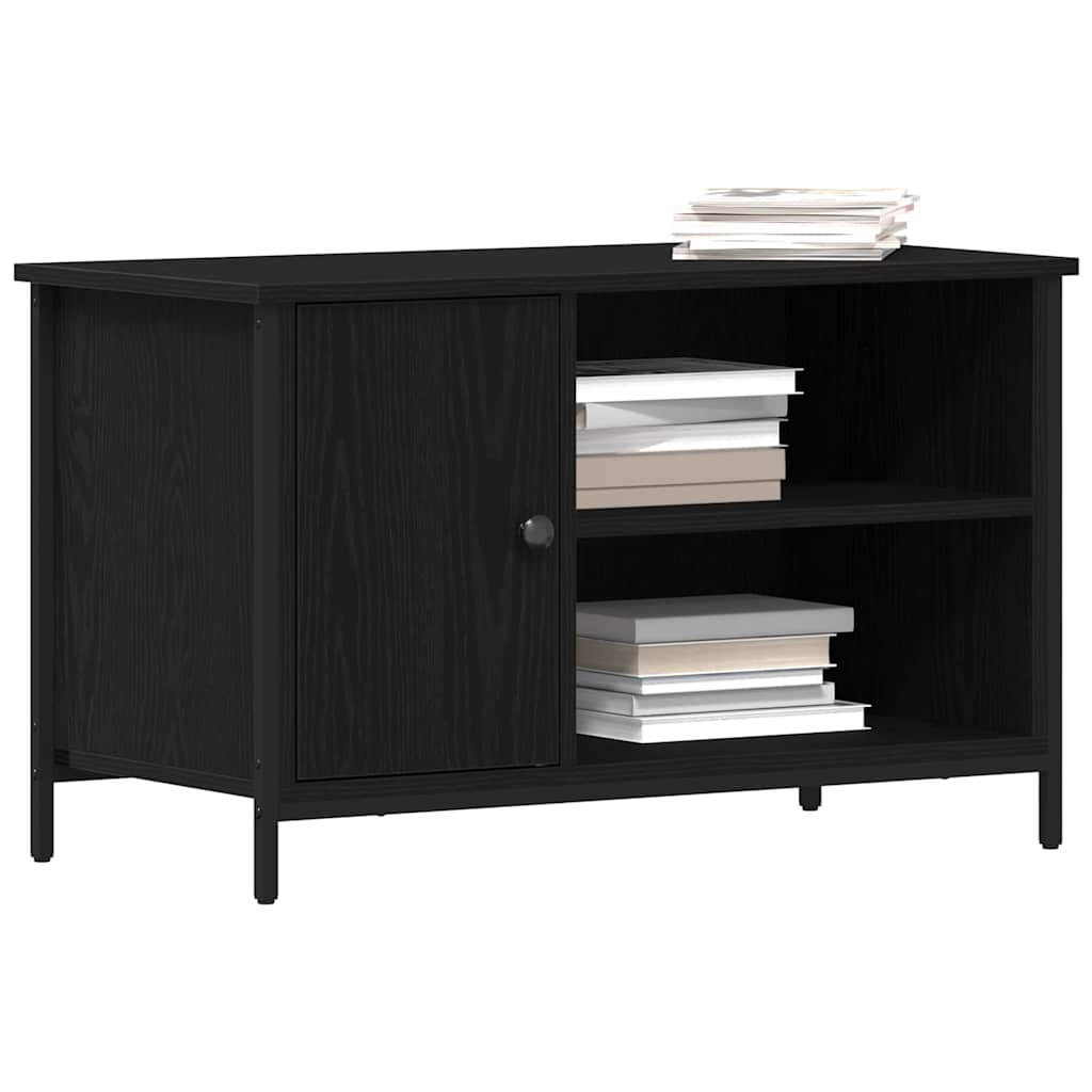 Meuble TV Chêne noir 80 x 40 x 50 cm Bois d'ingénierie - XIOS