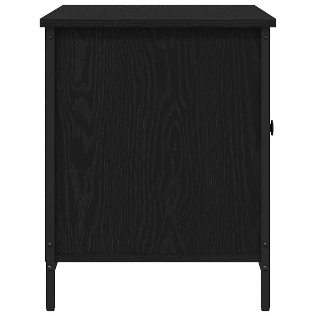 Meuble TV Chêne noir 80 x 40 x 50 cm Bois d'ingénierie - XIOS