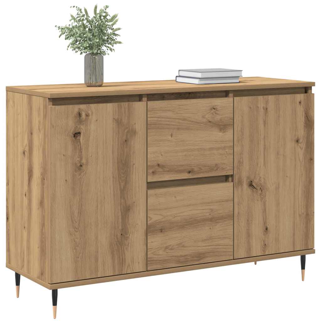 Buffet chêne artisanal 101.5 x 35 x 70 cm Bois d'ingénierie - XIOS