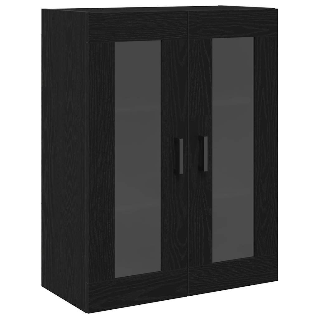 Meuble mural Chêne noir 69,5 x 34 x 90 cm Bois d'ingénierie