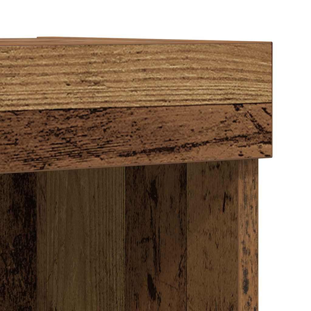 Meuble TV 2 pcs Bois ancien 80 x 30 x 30 cm Bois d'ingénierie - XIOS