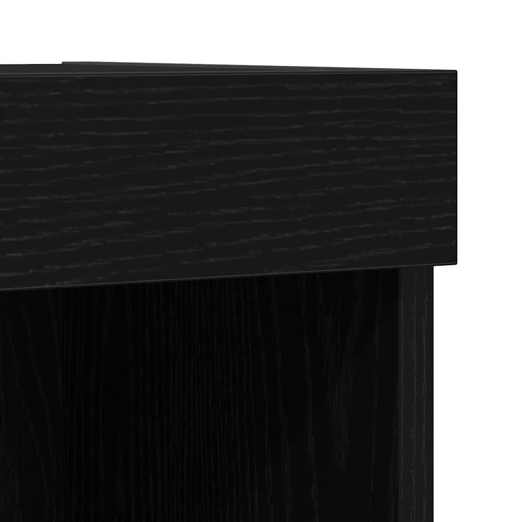 Meuble TV 2 pcs Chêne noir 80 x 30 x 30 cm Bois d'ingénierie - XIOS