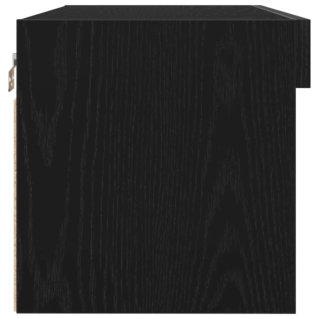 Meuble TV 2 pcs Chêne noir 80 x 30 x 30 cm Bois d'ingénierie - XIOS