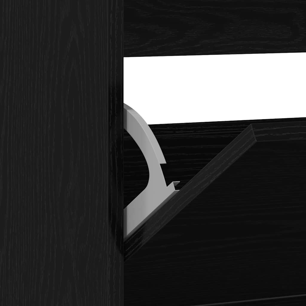 Armoire à chaussures avec stockage Chêne noir 80 x 21 x 87.5 cm - XIOS