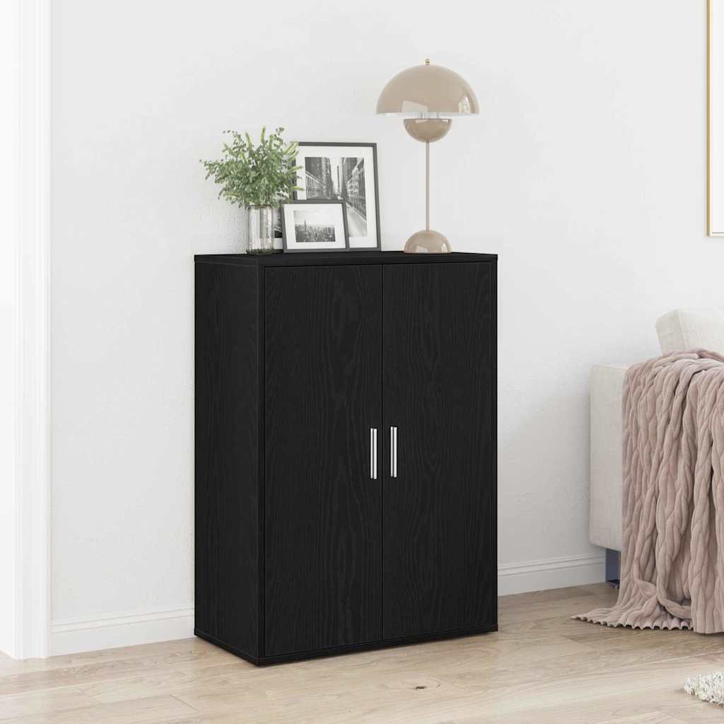 Buffet Chêne noir 60 x 31 x 84 cm Bois d'ingénierie - XIOS