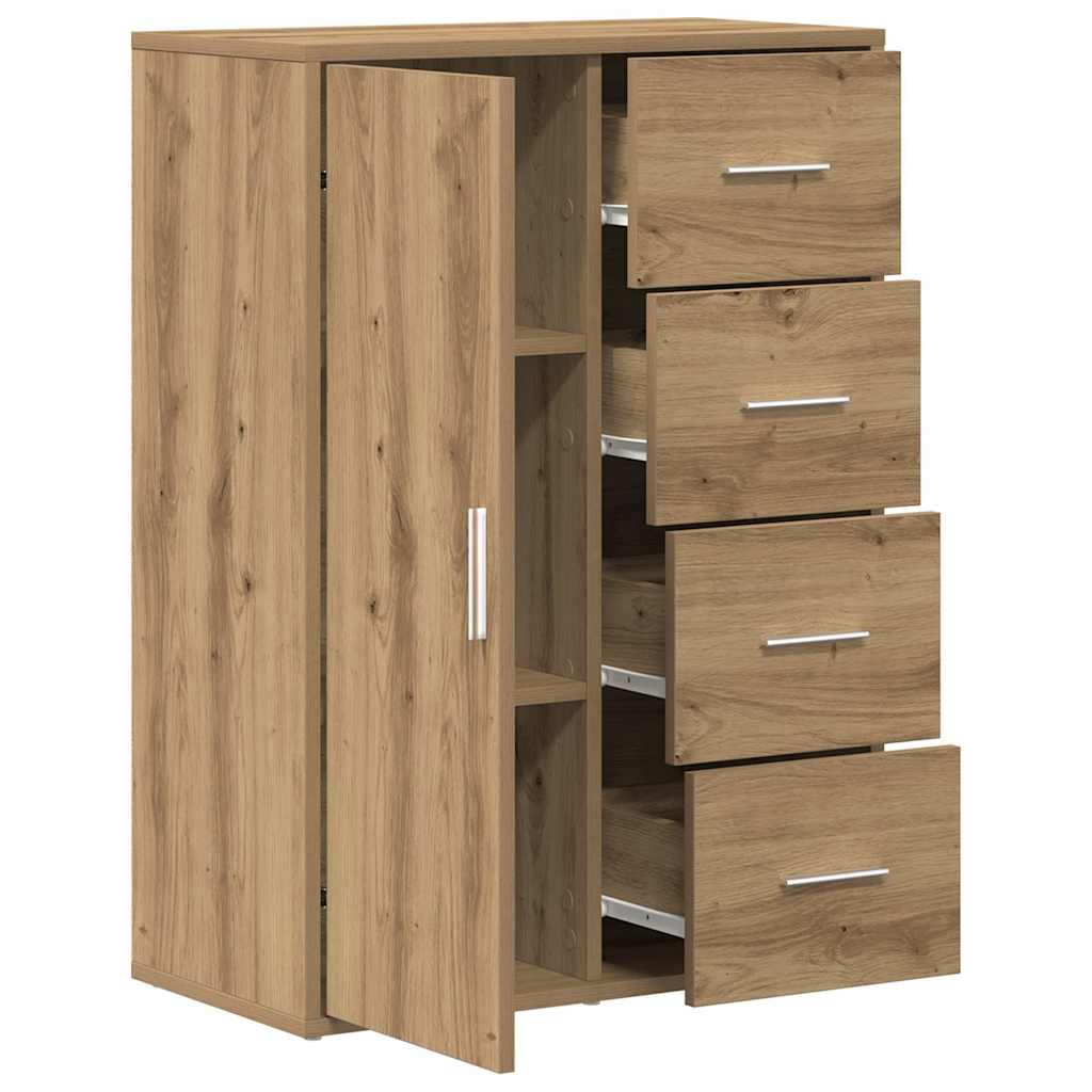 Buffet chêne artisanal 60 x 31 x 84 cm Bois d'ingénierie - XIOS