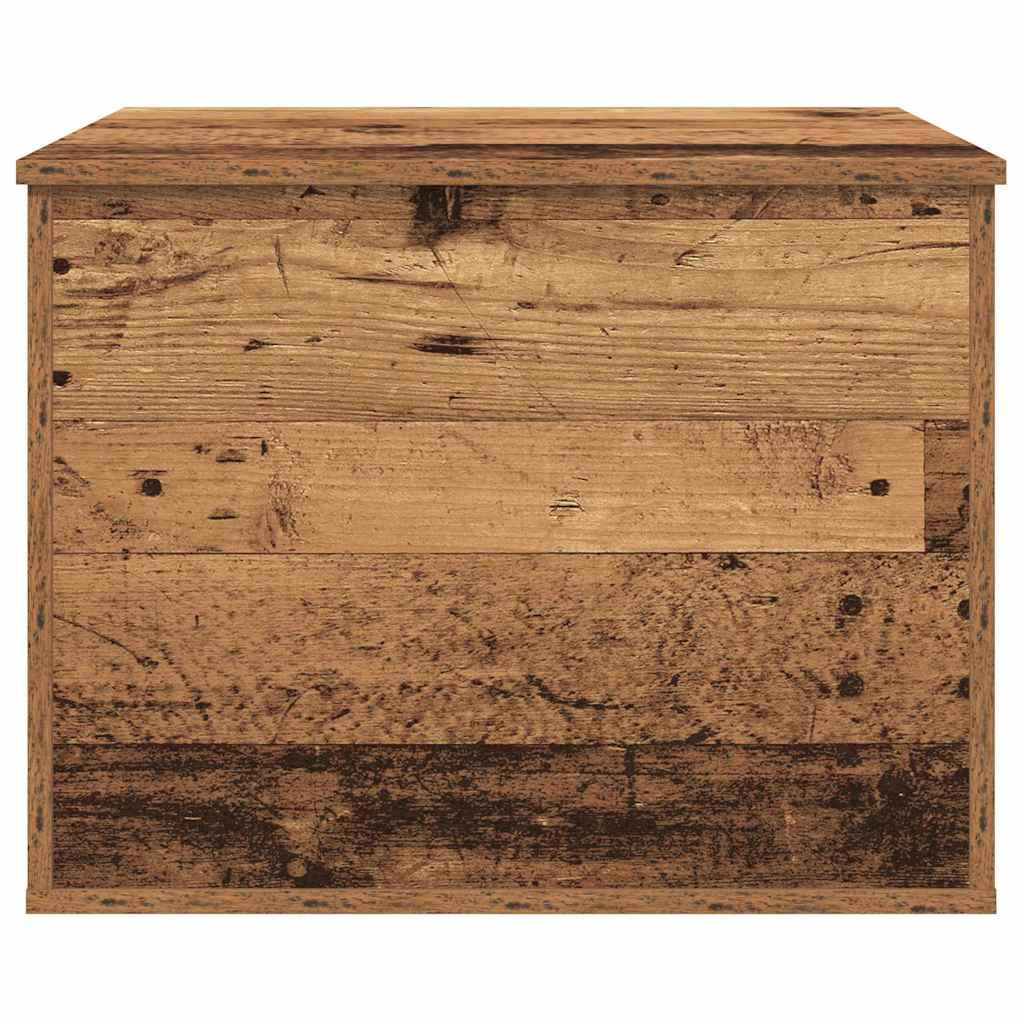 Boîte de Rangement avec stockage Bois ancien 60 x 42 x 46 cm - XIOS