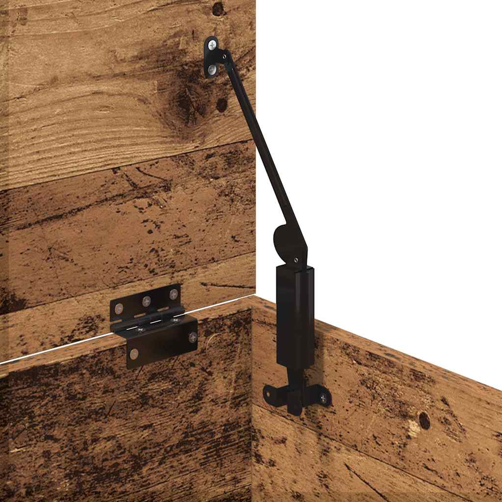 Boîte de Rangement avec stockage Bois ancien 100 x 42 x 46 cm - XIOS