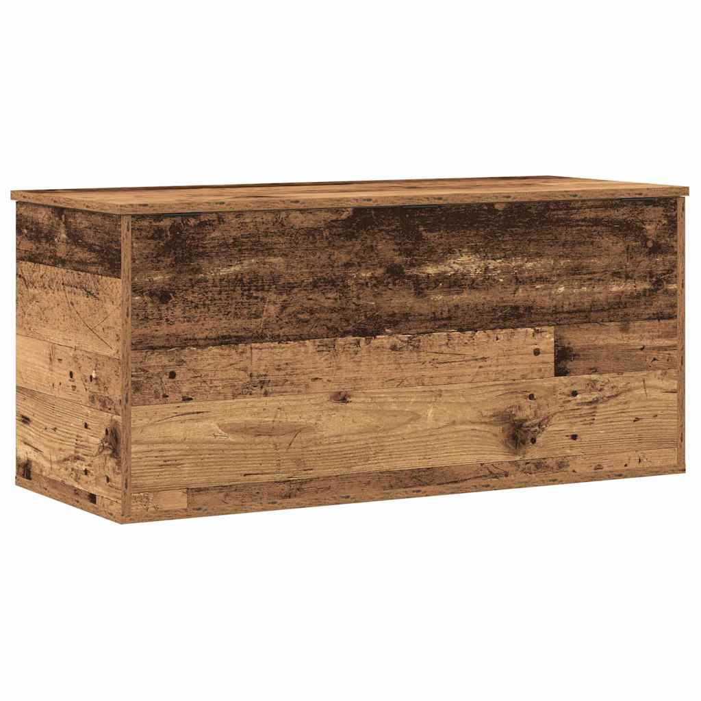 Boîte de Rangement avec stockage Bois ancien 100 x 42 x 46 cm - XIOS