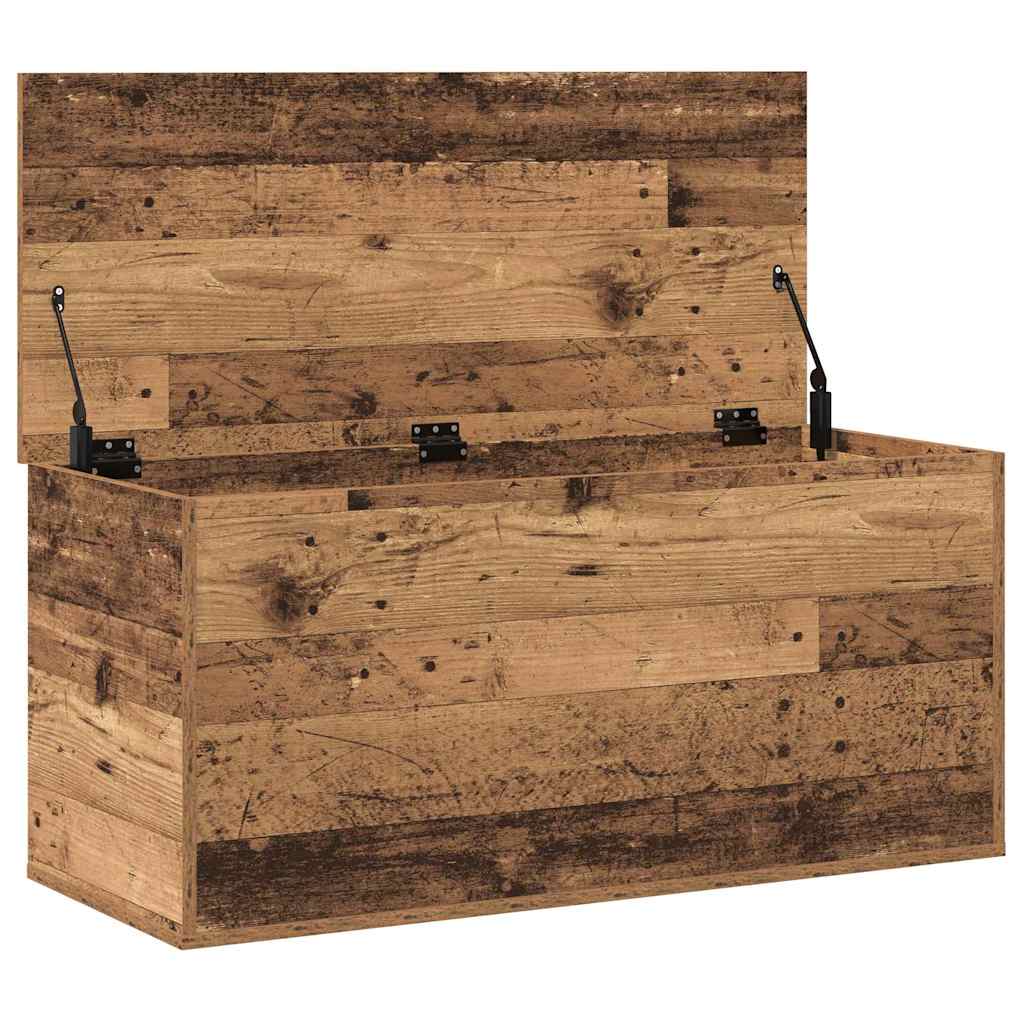 Boîte de Rangement avec stockage Bois ancien 100 x 42 x 46 cm - XIOS
