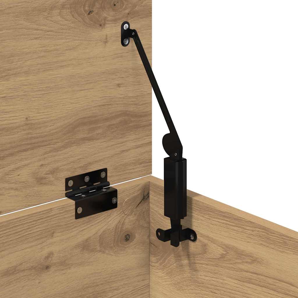 Boîte de Rangement chêne artisanal 100 x 42 x 46 cm - XIOS