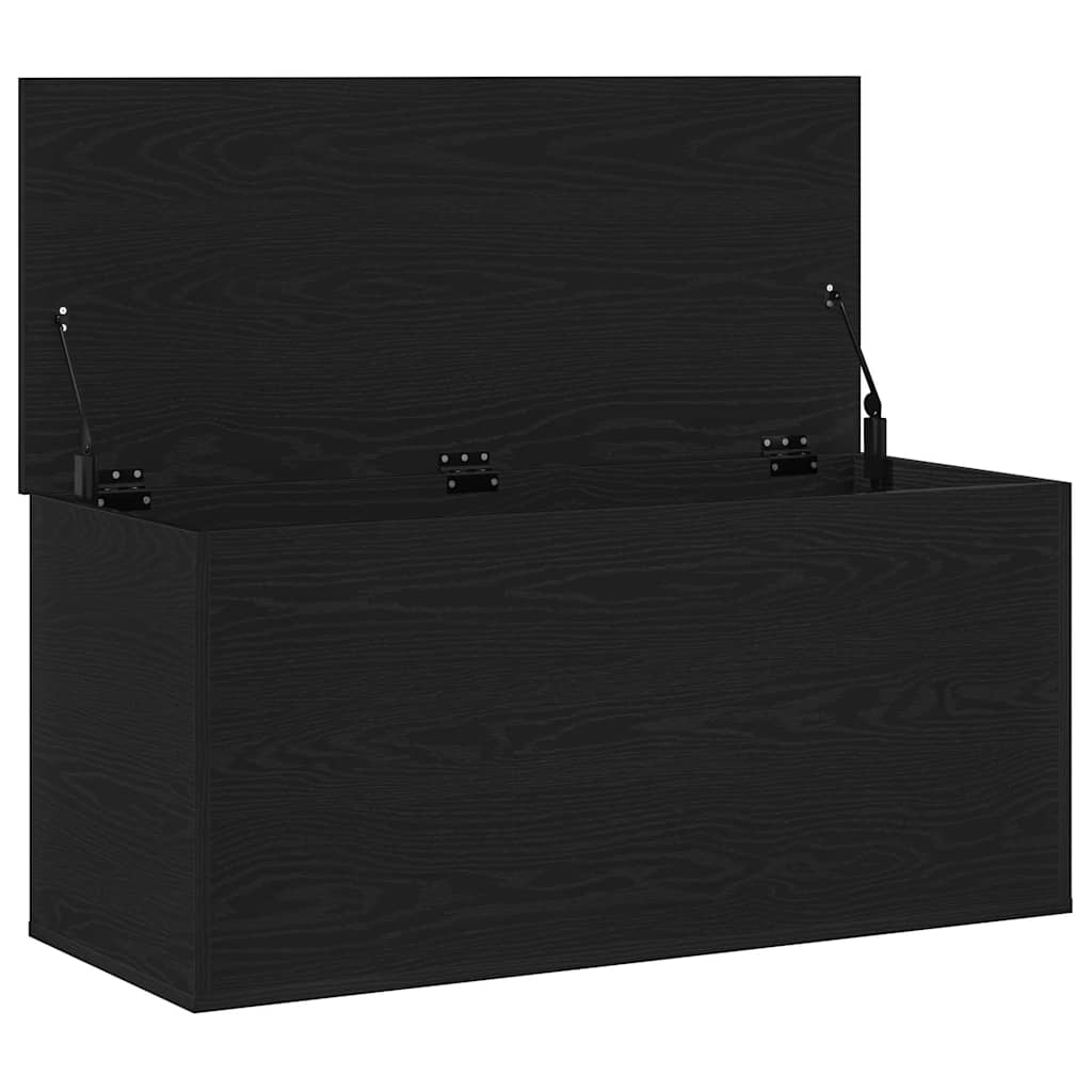 Boîte de Rangement avec stockage Chêne noir 100 x 42 x 46 cm - XIOS