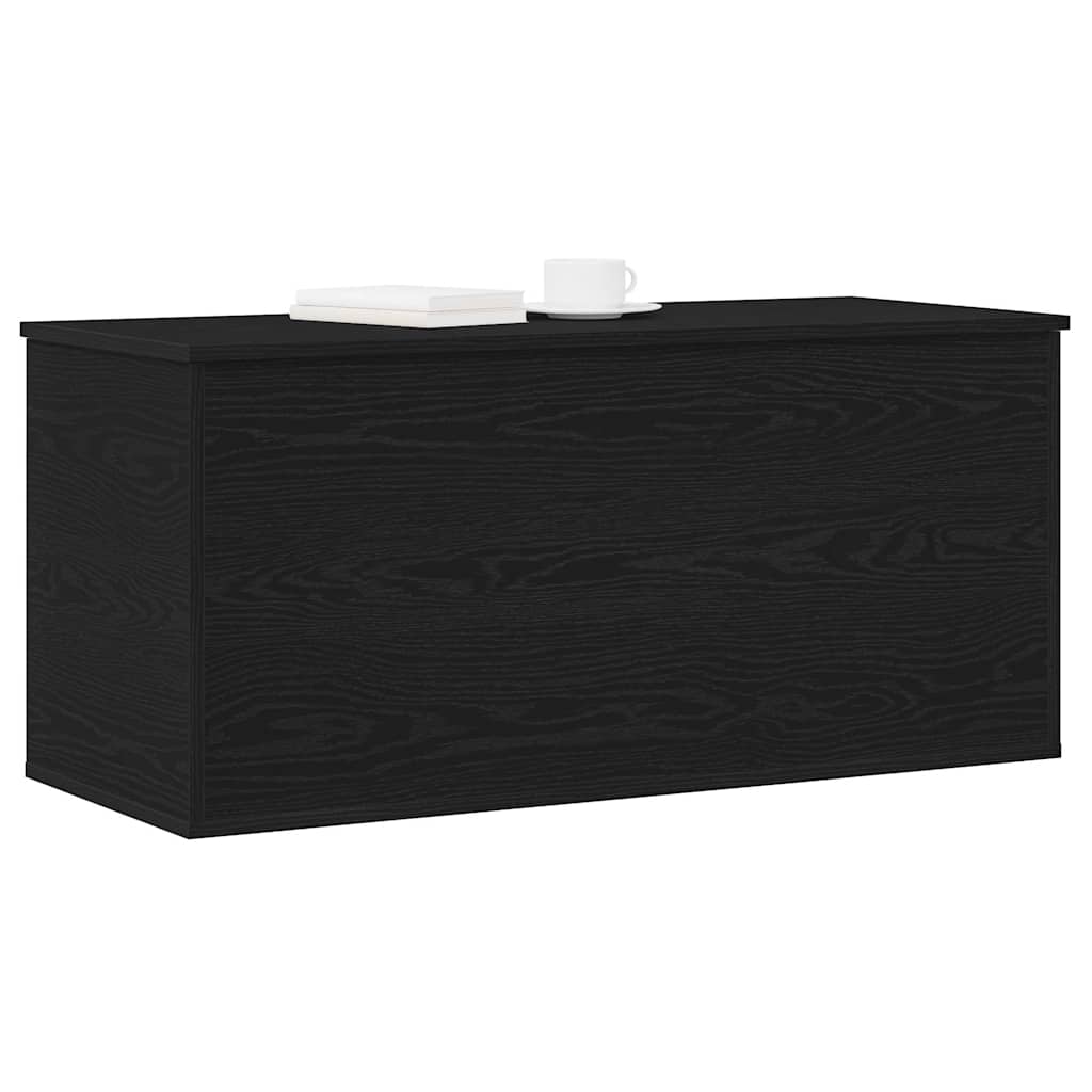 Boîte de Rangement avec stockage Chêne noir 100 x 42 x 46 cm - XIOS