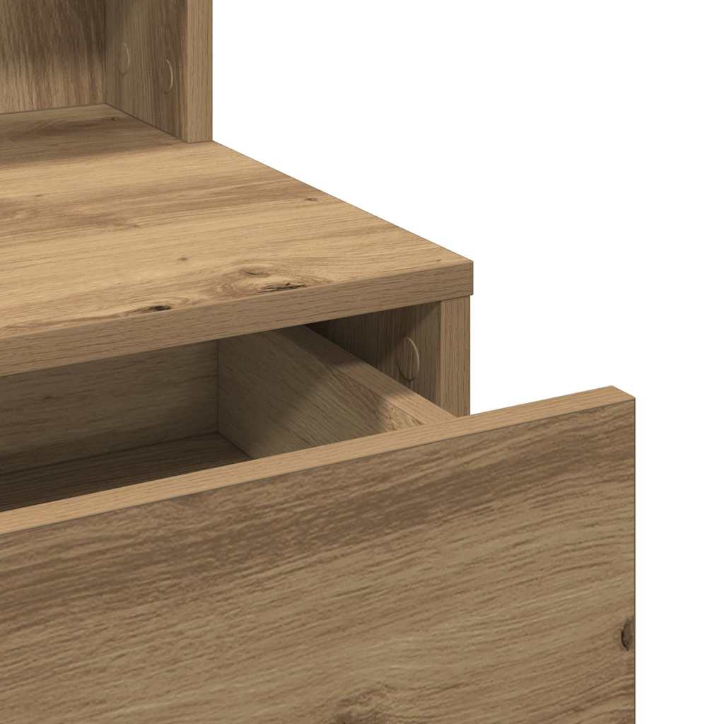 Coiffeuse chêne artisanal 80 x 41 x 144,5 cm Bois d'ingénierie - XIOS