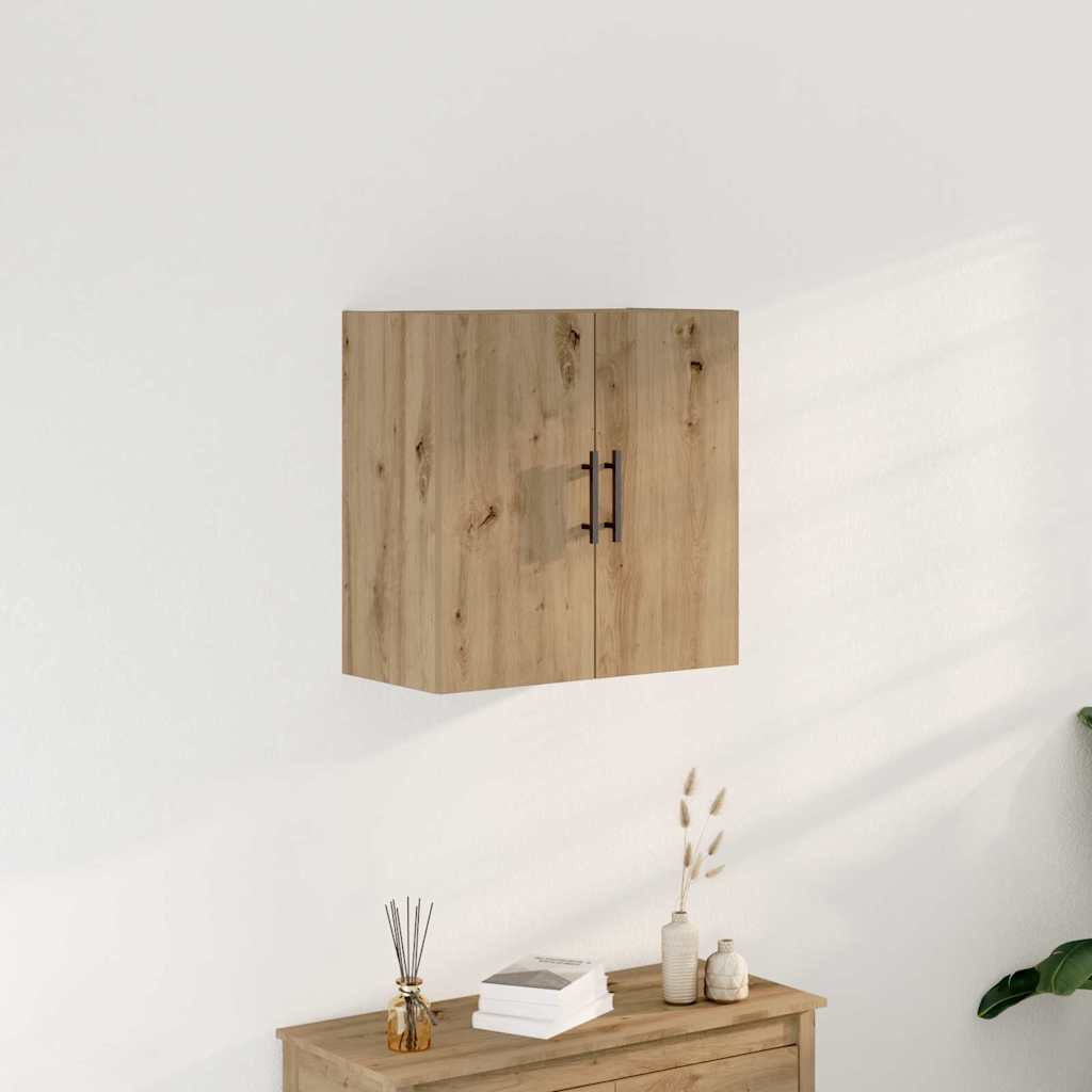 Meuble mural chêne artisanal 60 x 31 x 60 cm Bois d'ingénierie - XIOS