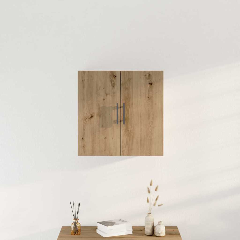 Meuble mural chêne artisanal 60 x 31 x 60 cm Bois d'ingénierie - XIOS