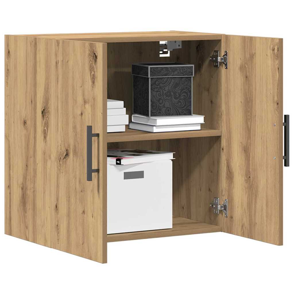 Meuble mural chêne artisanal 60 x 31 x 60 cm Bois d'ingénierie - XIOS