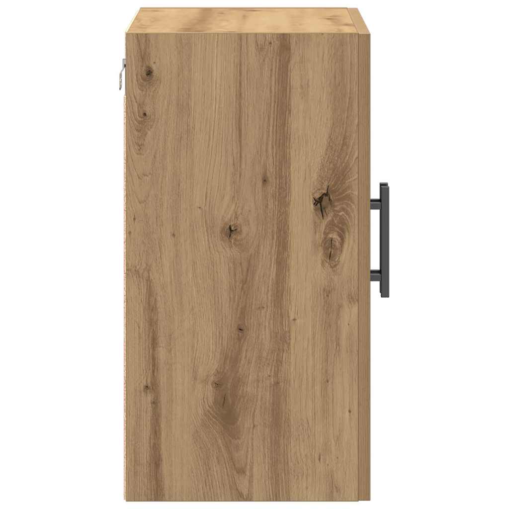 Meuble mural chêne artisanal 60 x 31 x 60 cm Bois d'ingénierie - XIOS
