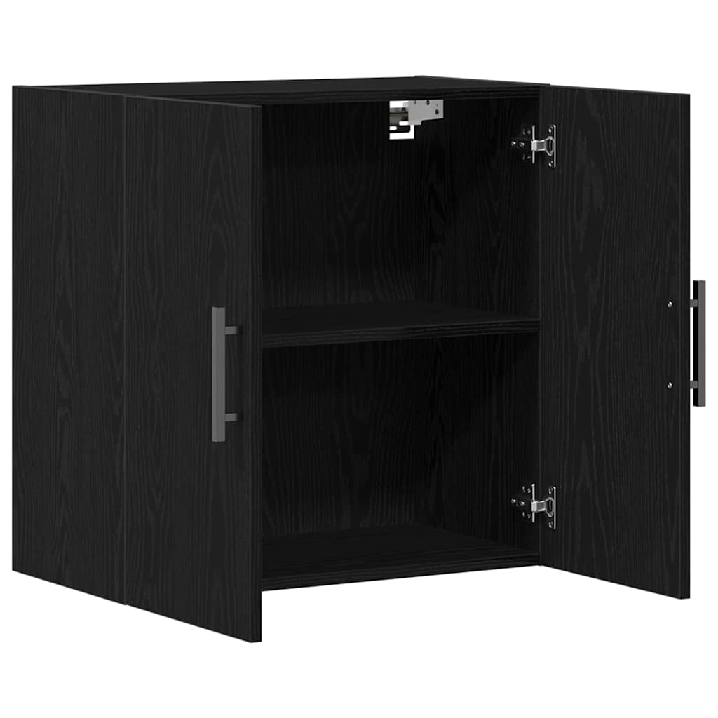 Armoire murale Chêne Noir 60x31x60 cm Bois d'ingénierie