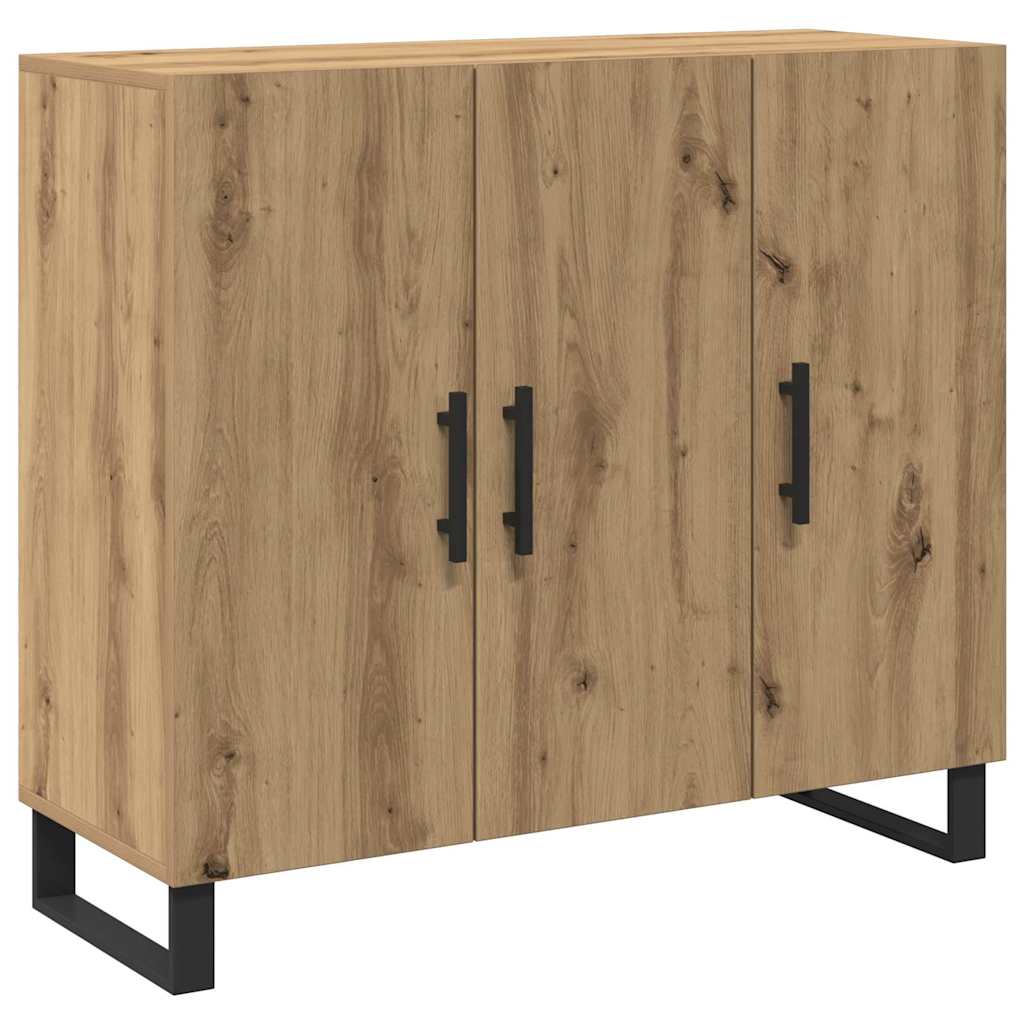 Buffet chêne artisanal 90 x 34 x 80 cm Bois d'ingénierie - XIOS