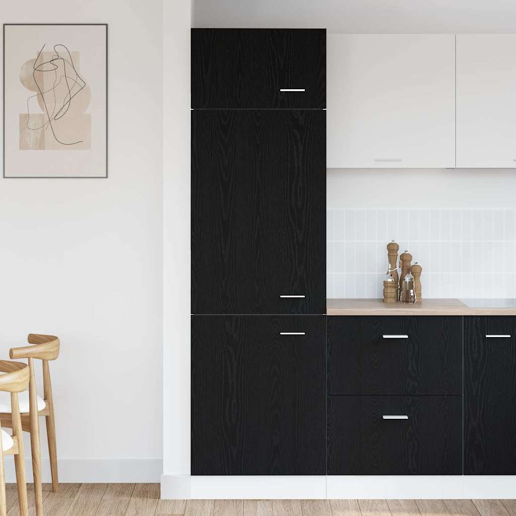 Armoire suspendue Lyon Chêne noir 60 x 31 x 207 cm - XIOS