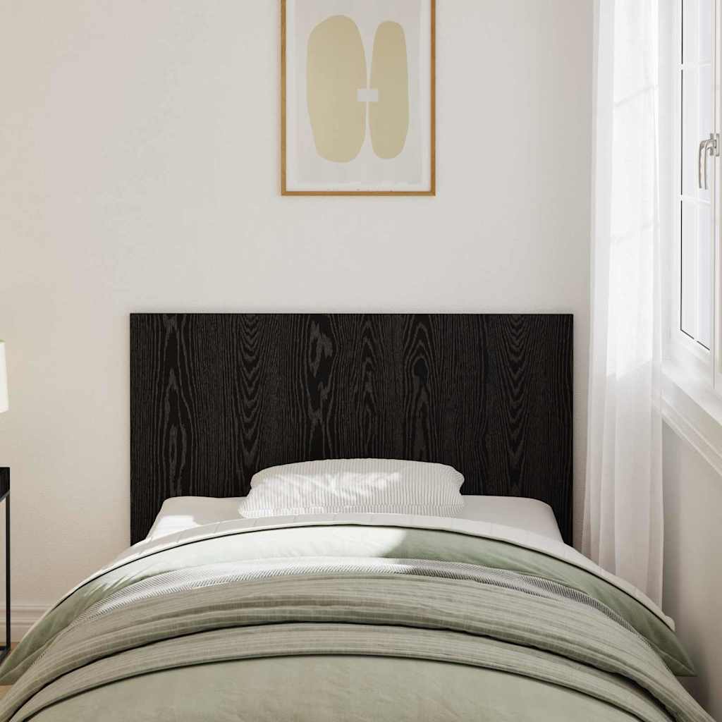 Tête de lit Chêne noir 120 x 1,5 x 80 cm Bois d'ingénierie - XIOS