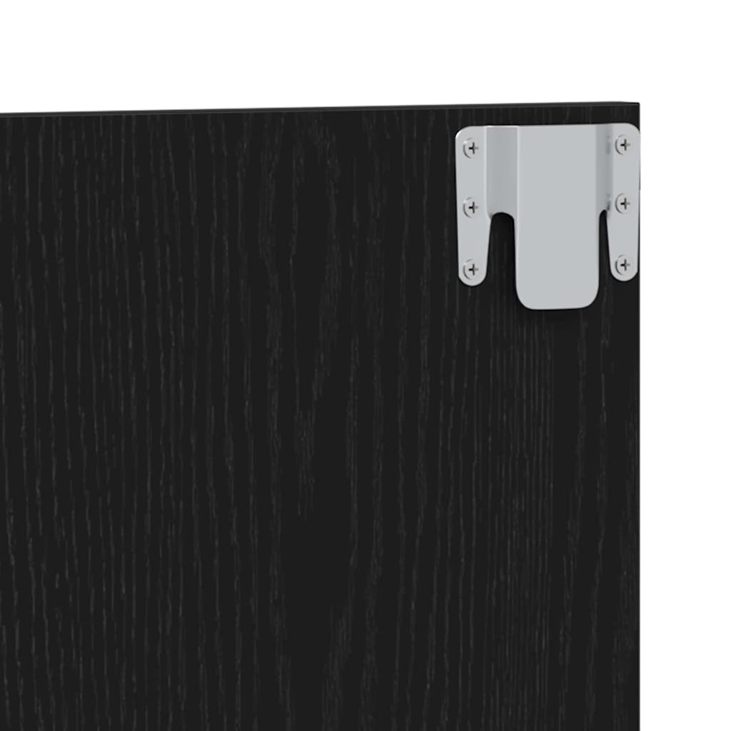 Tête de lit Chêne noir 200 x 1,5 x 80 cm Bois d'ingénierie - XIOS