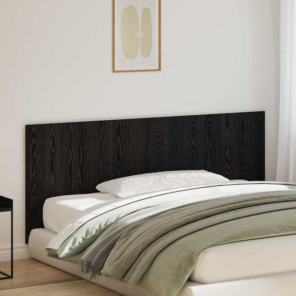 Tête de lit Chêne noir 200 x 1,5 x 80 cm Bois d'ingénierie - XIOS