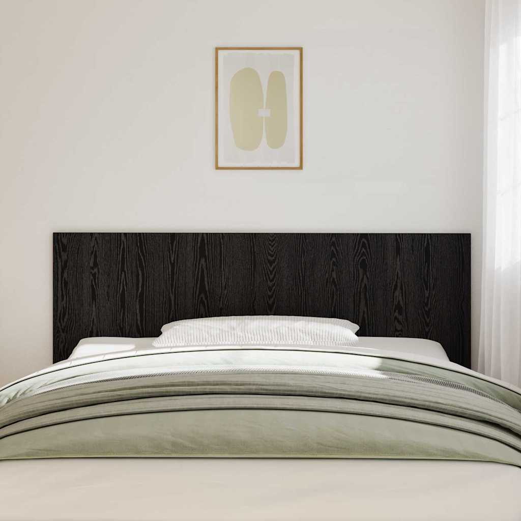 Tête de lit Chêne noir 200 x 1,5 x 80 cm Bois d'ingénierie - XIOS