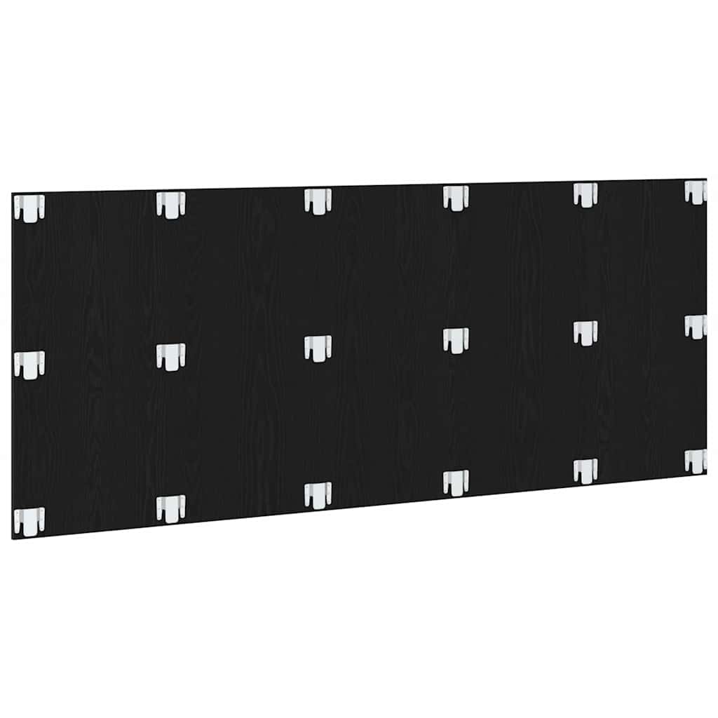 Tête de lit Chêne noir 200 x 1,5 x 80 cm Bois d'ingénierie - XIOS