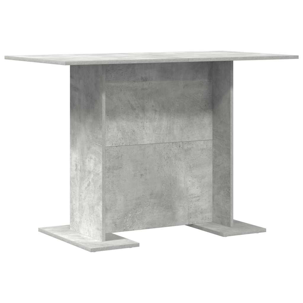 Table de salle à manger Gris béton 110 x 60 x 75 cm - XIOS