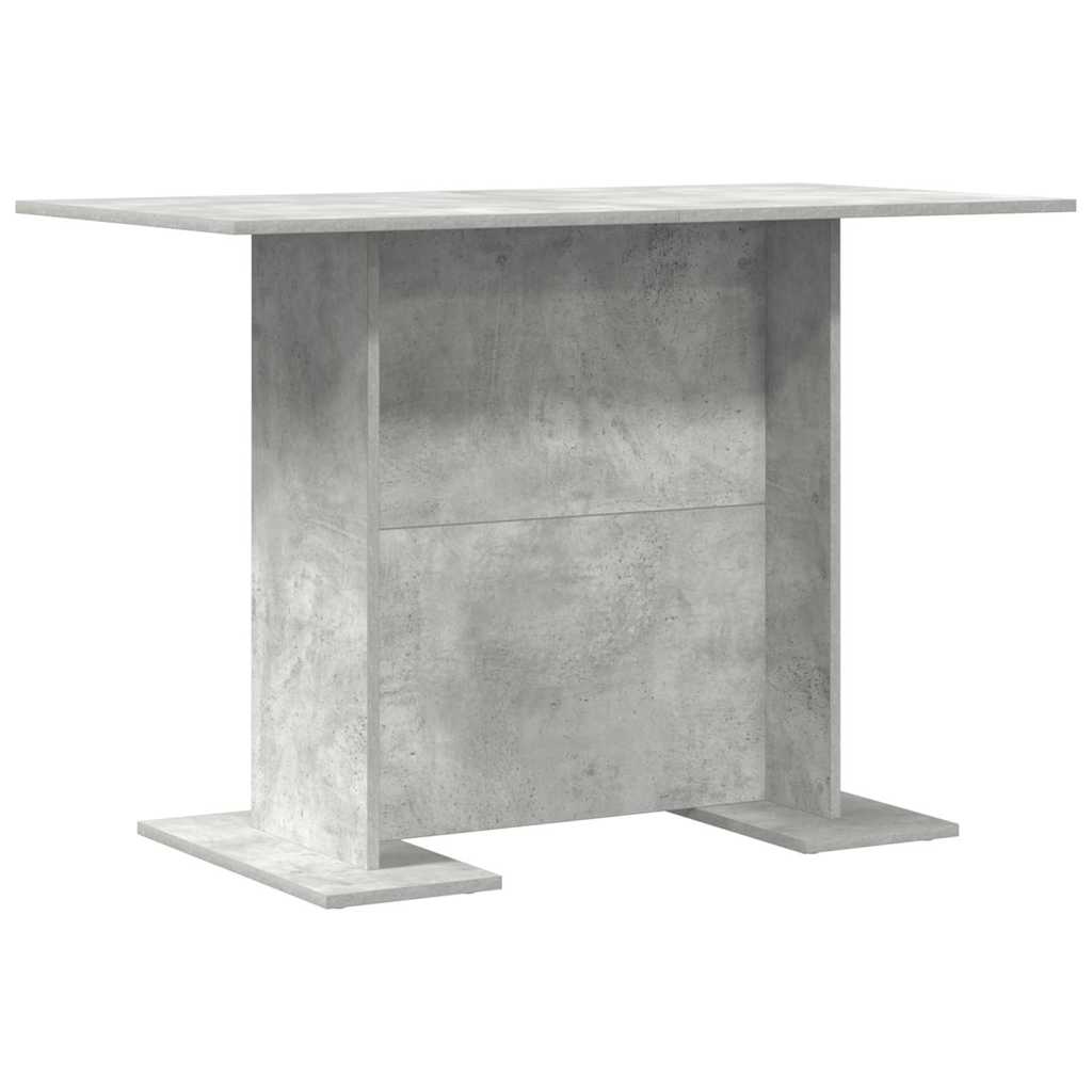 Table de salle à manger Gris béton 110 x 60 x 75 cm - XIOS