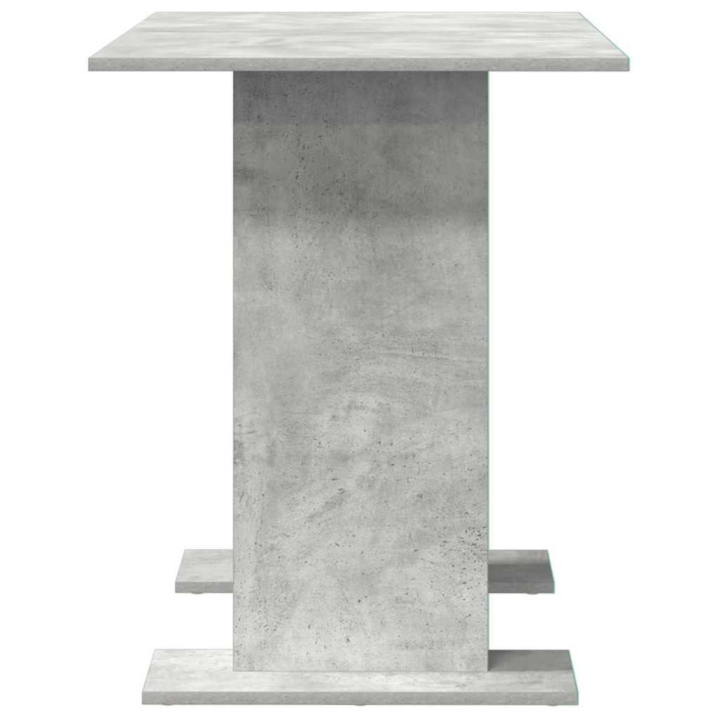 Table de salle à manger Gris béton 110 x 60 x 75 cm - XIOS