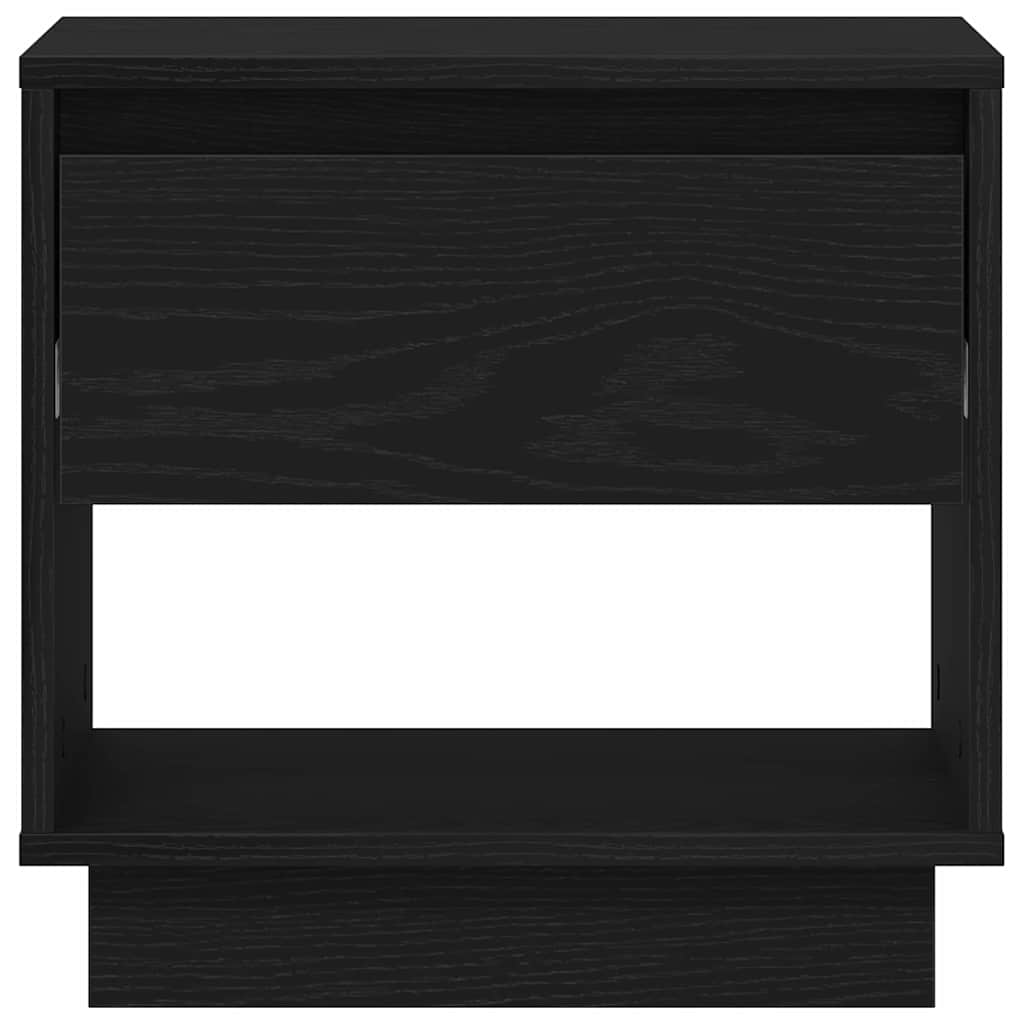 Table de nuit avec tiroir 2 pcs Chêne noir 45 x 34 x 44 cm - XIOS