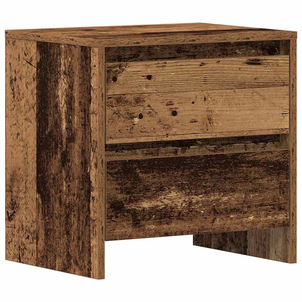 Cabinet de chevet 2 pcs Bois ancien 45 x 34 x 44.5 cm